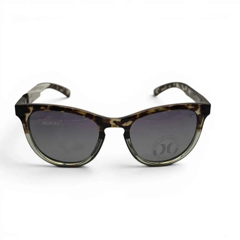 Hurley Unisex Sunglasses Palm Springs Blue Demi Tortoise Polarized One Size